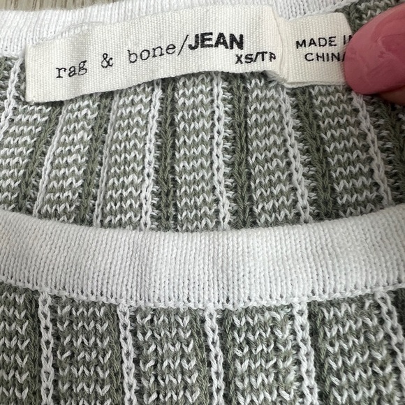 Rag & Bone The Essential Rib Scoop Neck Tank - Picture 3 of 6